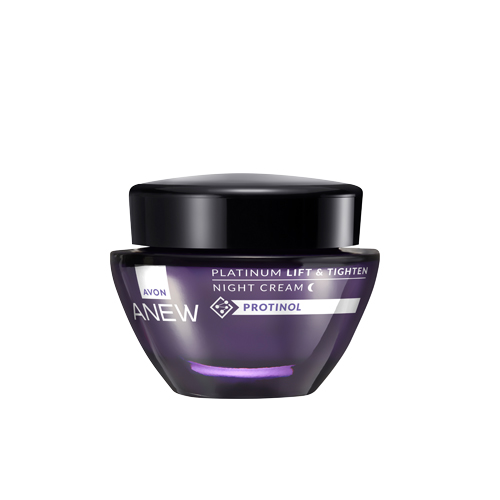 Crème De Nuit Anti-âge Avon Platinum Anew - 50 Ml - Neuve, Soin Raffermissant